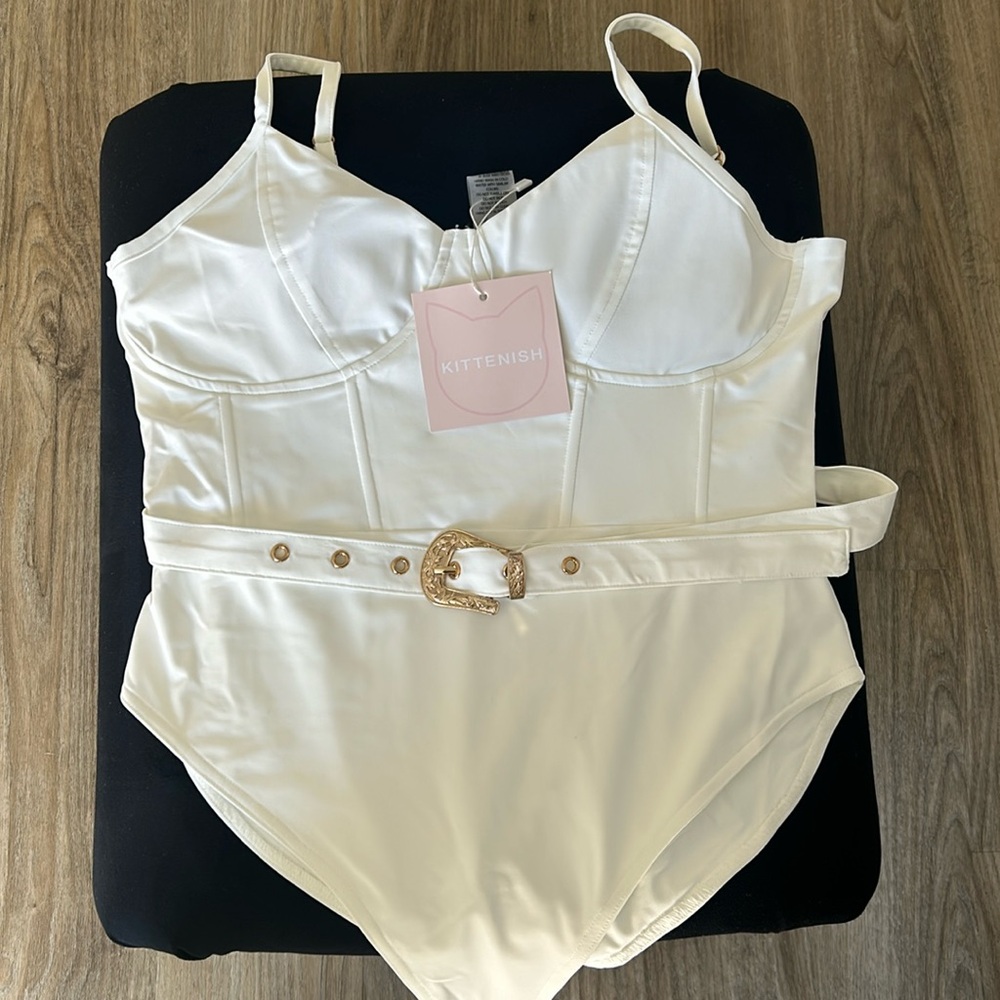 NWT Kittenish Bustier Swimsuit